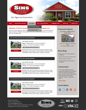 WordPress-Design von Creative X Designs für AuctionServices.com, Inc. | Design: #4355412