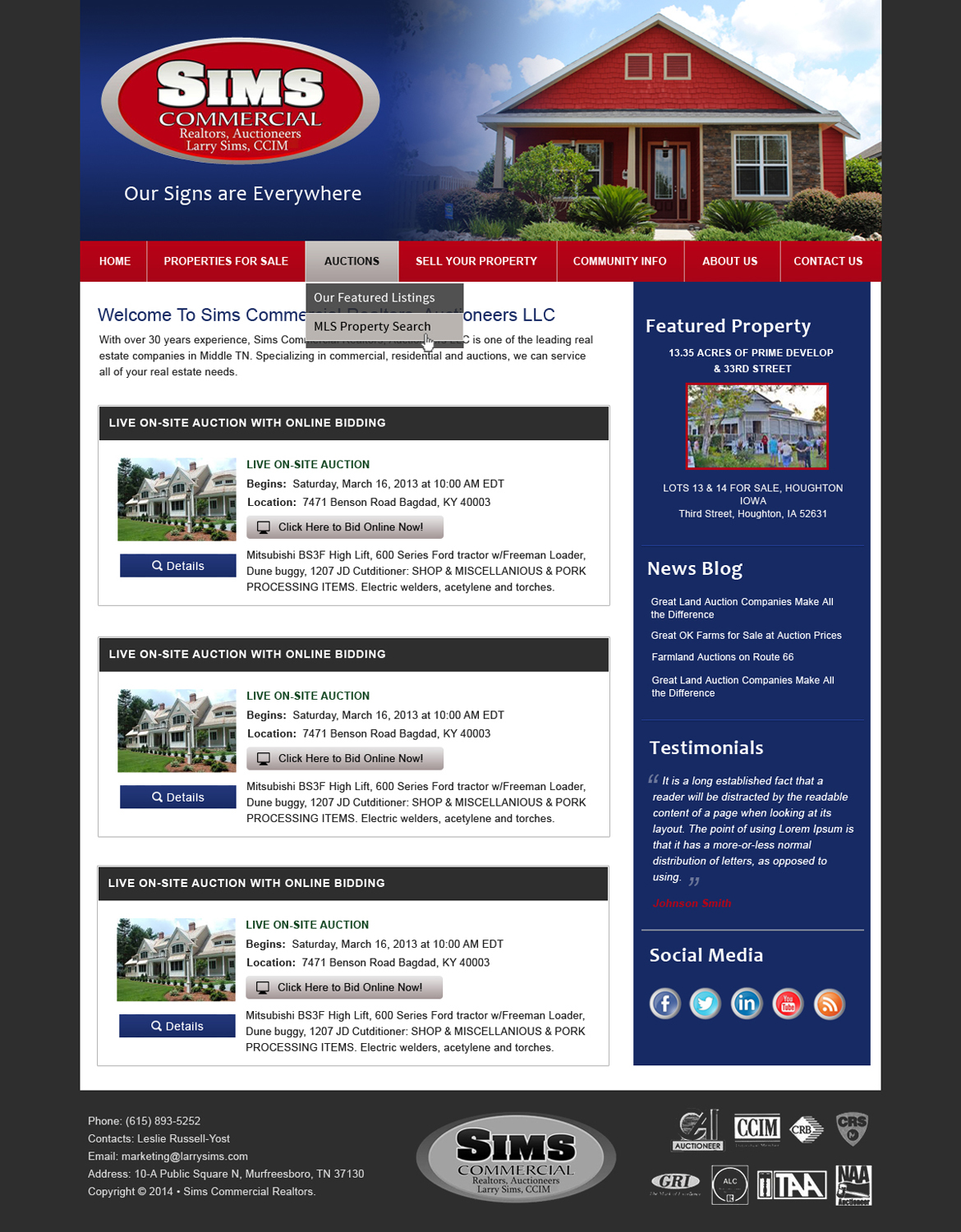 Design Wordpress par Creative X Designs pour AuctionServices.com, Inc. | Design #4355499