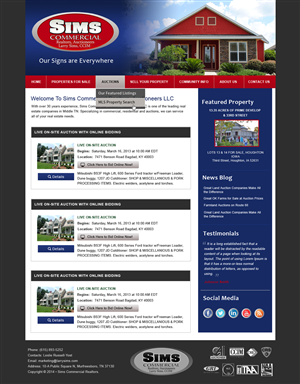 WordPress-Design von Creative X Designs für AuctionServices.com, Inc. | Design: #4355499
