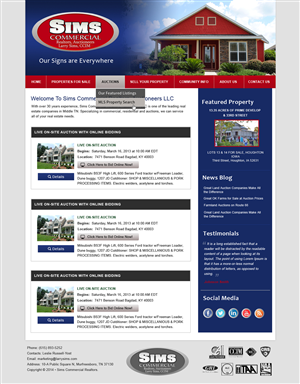 WordPress-Design von Creative X Designs für AuctionServices.com, Inc. | Design: #4355501