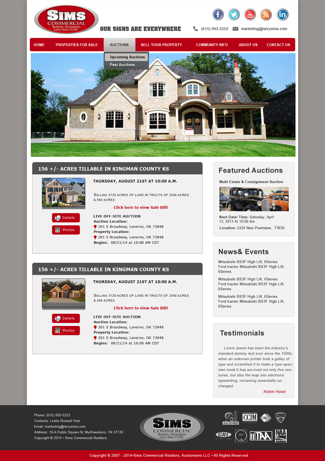 Diseño Wordpress por Creative X Designs para AuctionServices.com, Inc. | Diseño #4360021