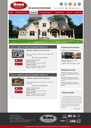 WordPress-Design von Creative X Designs für AuctionServices.com, Inc. | Design: #4360021