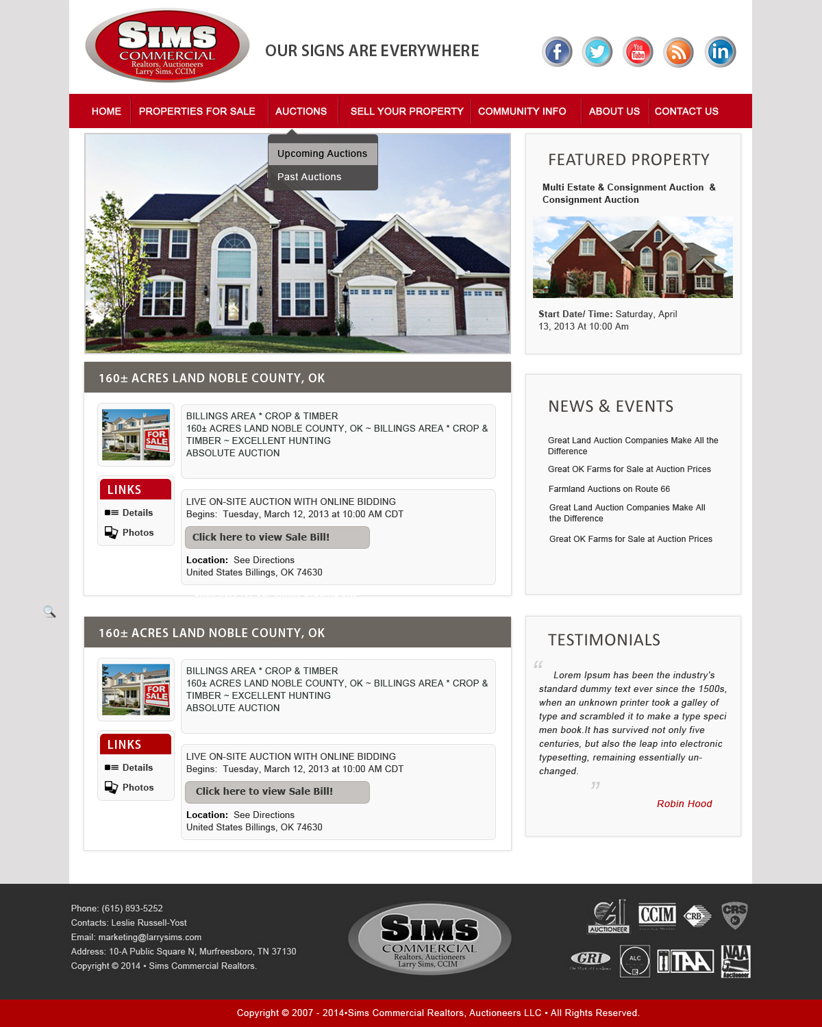 Wordpress Design by Creative X Designs for AuctionServices.com, Inc. | Design #4360501