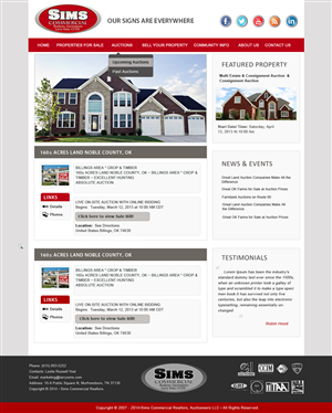 WordPress-Design von Creative X Designs für AuctionServices.com, Inc. | Design: #4360501
