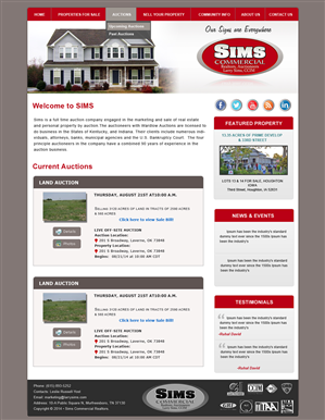 WordPress-Design von Creative X Designs für AuctionServices.com, Inc. | Design: #4361039