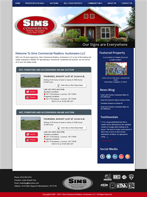 WordPress-Design von Creative X Designs für AuctionServices.com, Inc. | Design: #4361065
