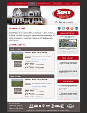 WordPress-Design von Creative X Designs für AuctionServices.com, Inc. | Design: #4361123