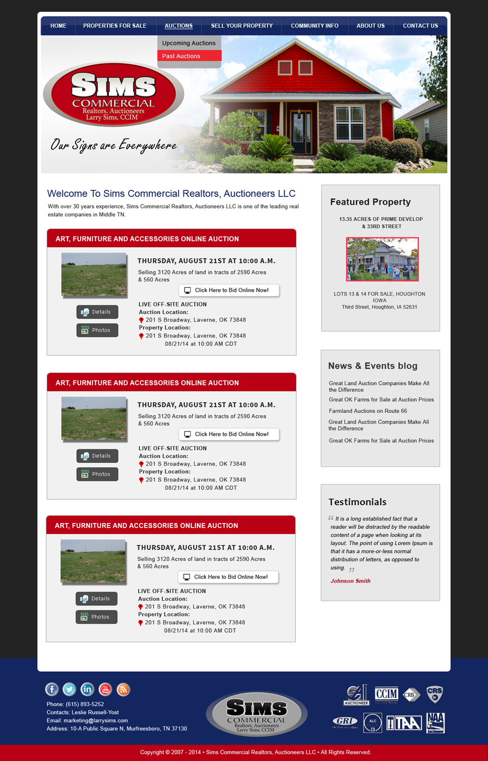 Design Wordpress par Creative X Designs pour AuctionServices.com, Inc. | Design #4361746