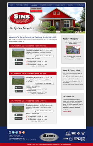 WordPress-Design von Creative X Designs für AuctionServices.com, Inc. | Design: #4361746