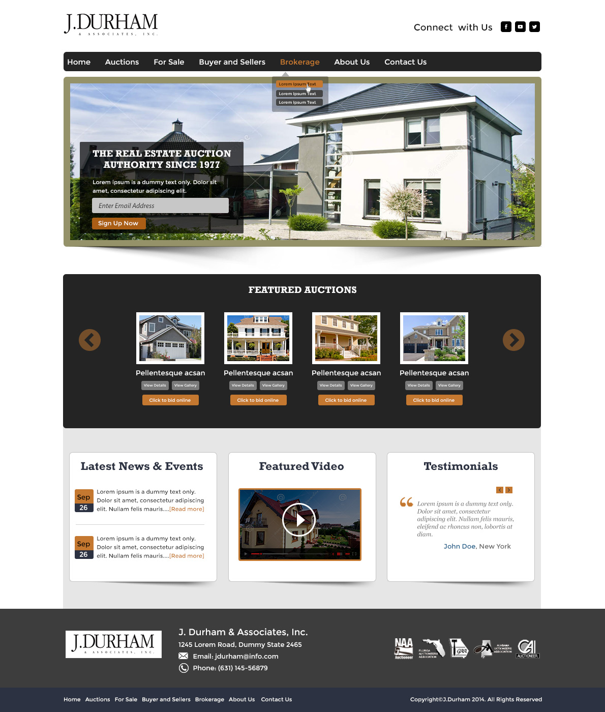 WordPress-Design von CoolDesignz für AuctionServices.com, Inc. | Design #4439324