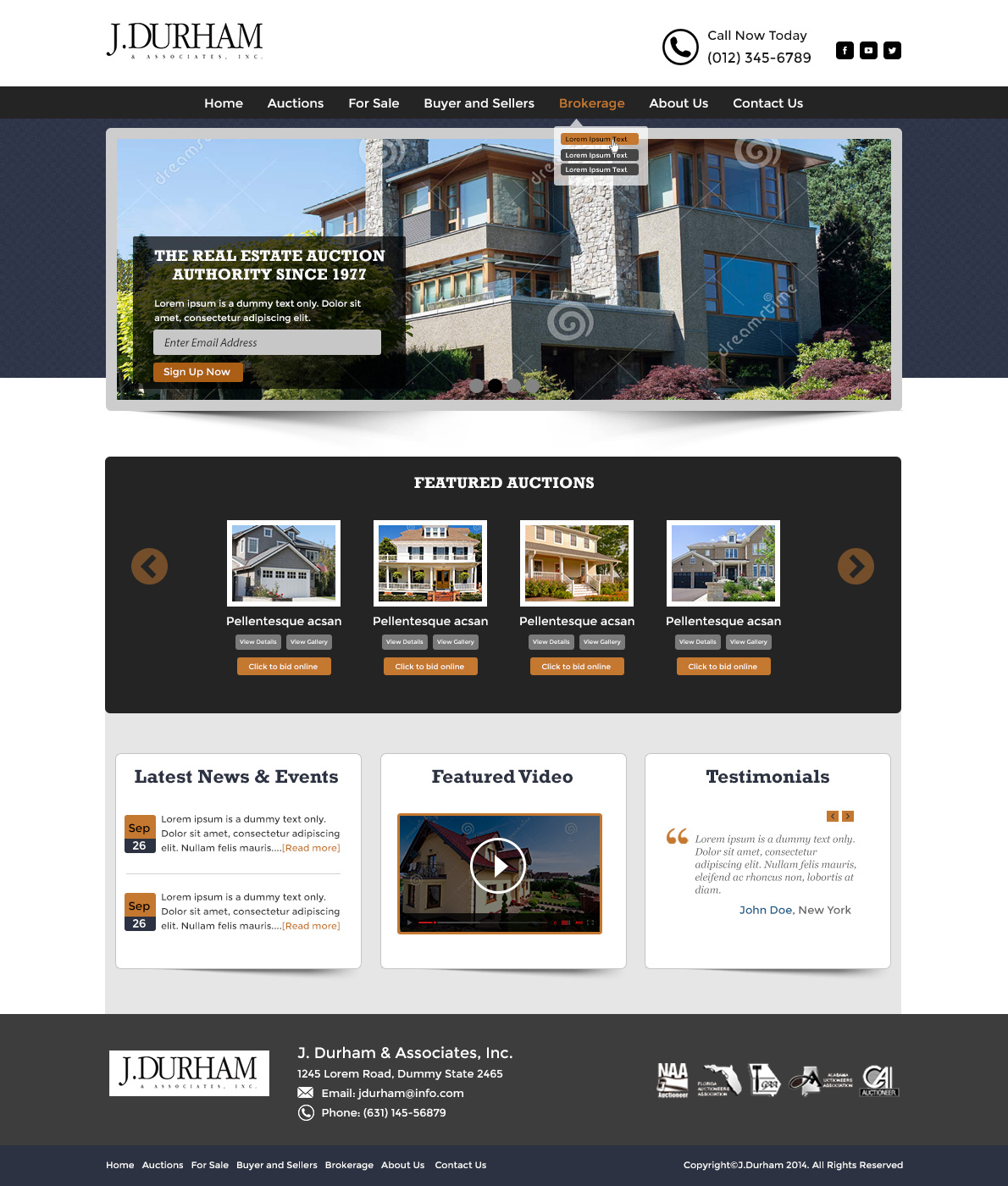WordPress-Design von CoolDesignz für AuctionServices.com, Inc. | Design #4439475