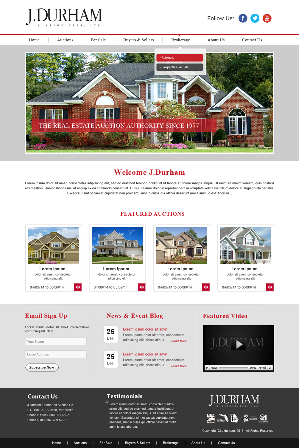 Wordpress Design by webxvision for AuctionServices.com, Inc. | Design #4438986