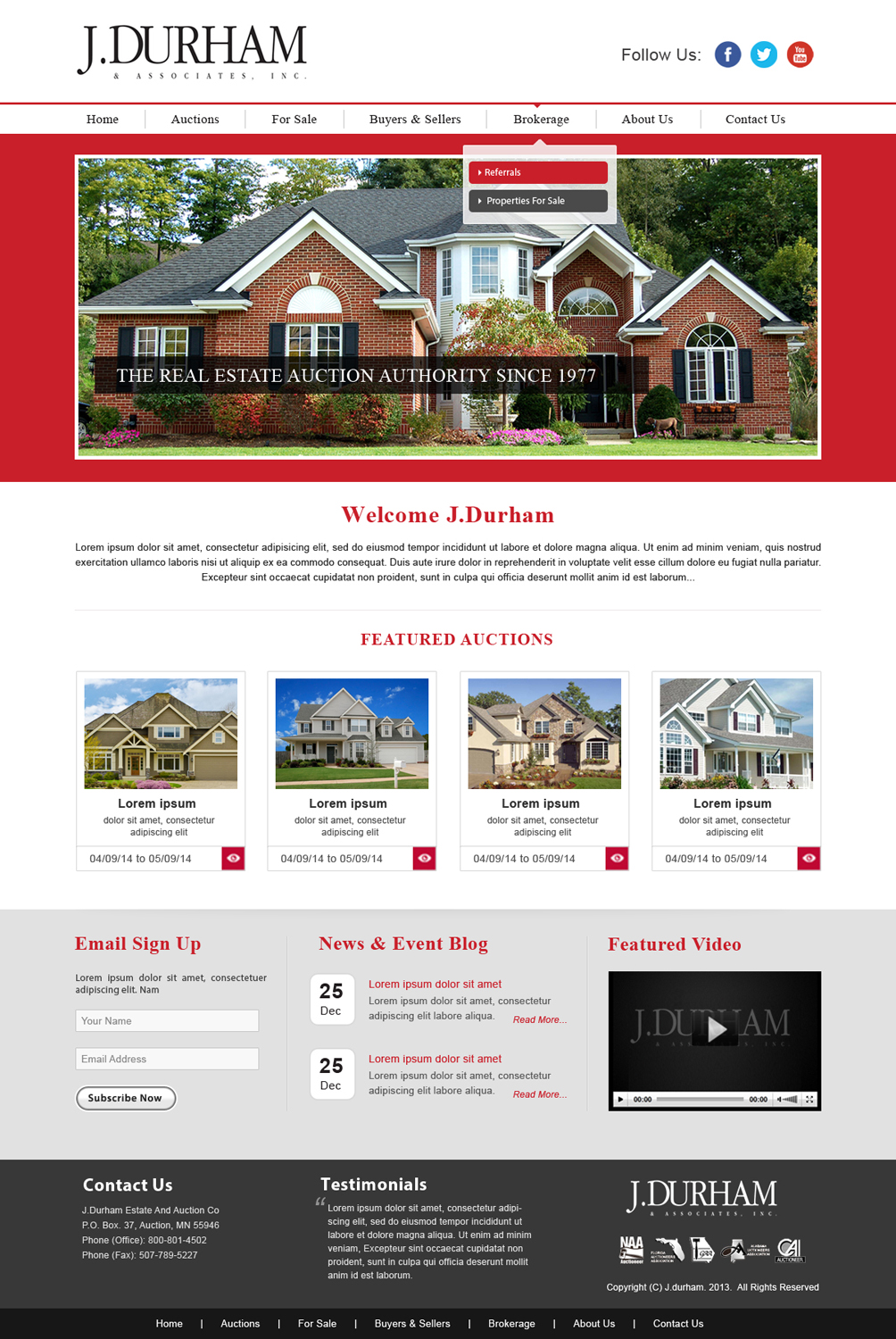 WordPress-Design von webxvision für AuctionServices.com, Inc. | Design #4439157