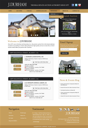 Wordpress Design by Creative X Designs for AuctionServices.com, Inc. | Design: #4443155