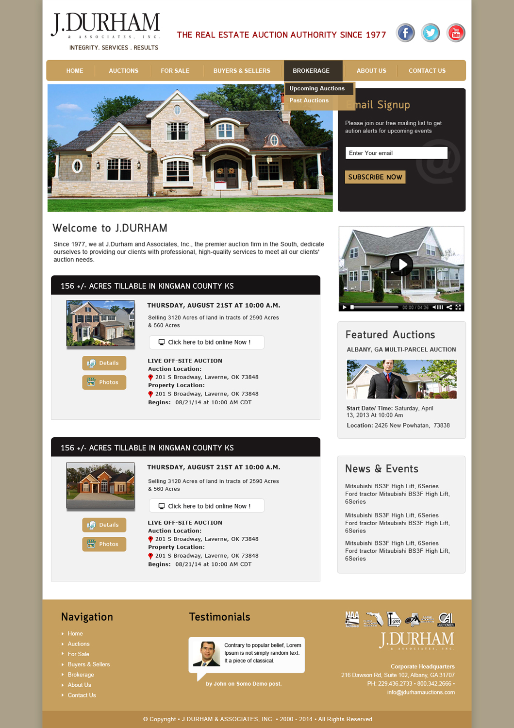 WordPress-Design von Creative X Designs für AuctionServices.com, Inc. | Design #4443422