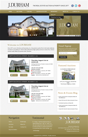Wordpress Design by Creative X Designs for AuctionServices.com, Inc. | Design: #4443626