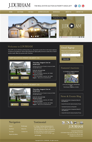 Wordpress Design by Creative X Designs for AuctionServices.com, Inc. | Design: #4443630