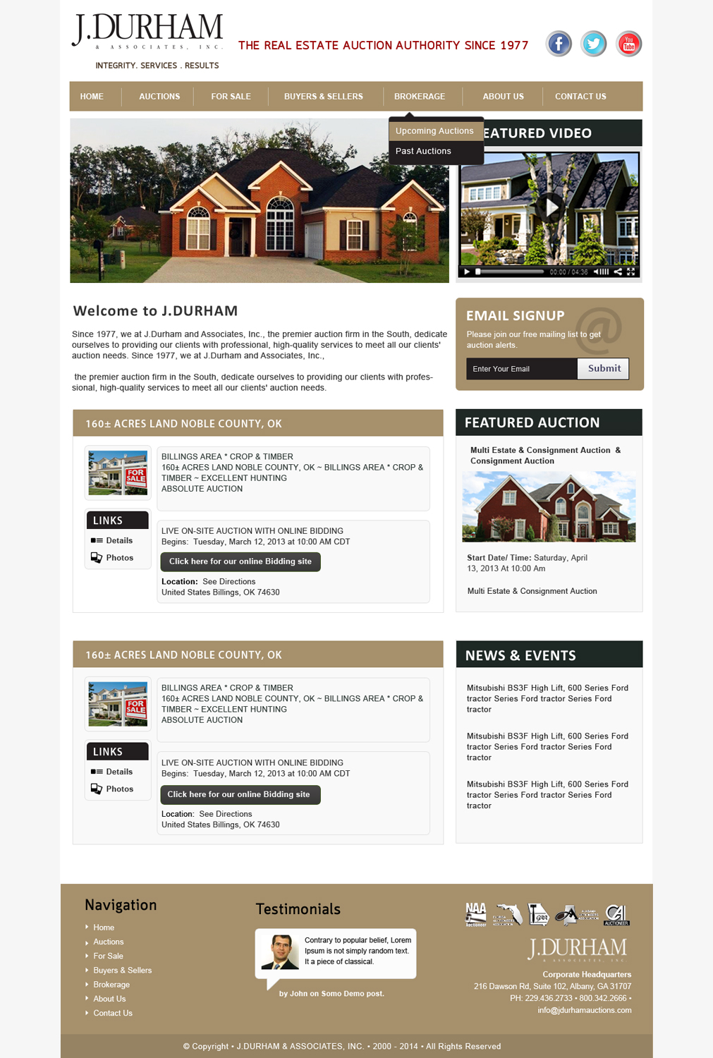 Wordpress Design by Creative X Designs for AuctionServices.com, Inc. | Design #4443879