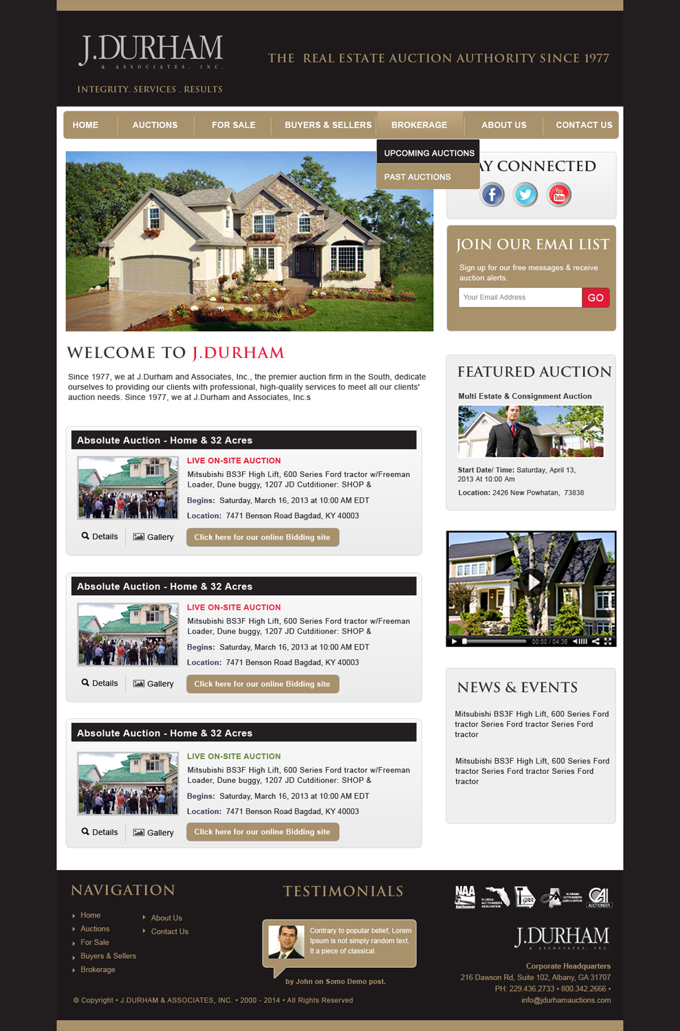 WordPress-Design von Creative X Designs für AuctionServices.com, Inc. | Design #4449635