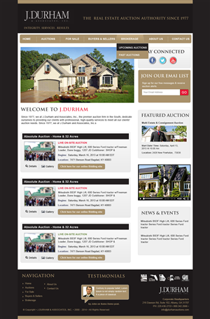 Wordpress Design by Creative X Designs for AuctionServices.com, Inc. | Design: #4449635