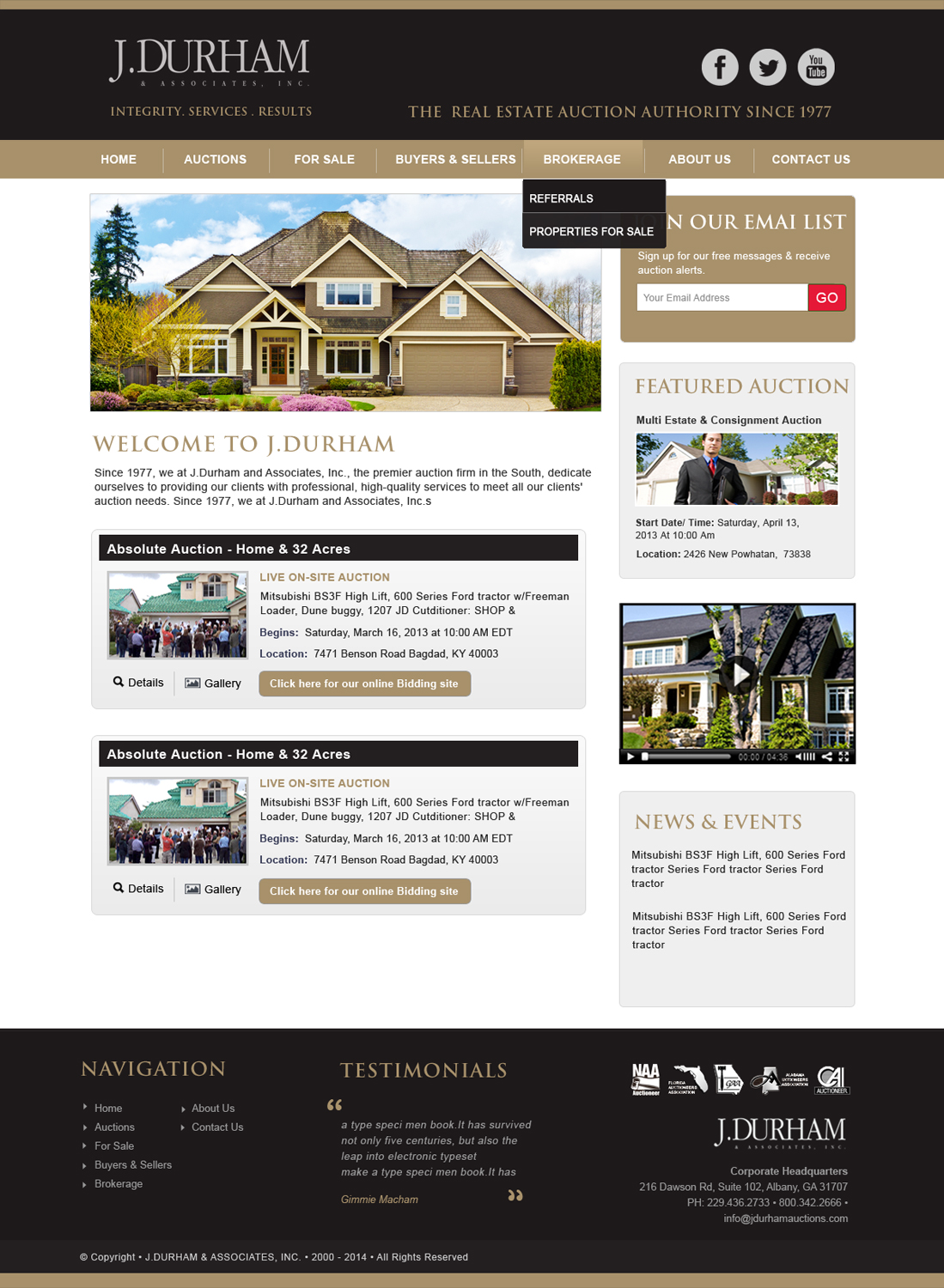 WordPress-Design von Creative X Designs für AuctionServices.com, Inc. | Design #4450339