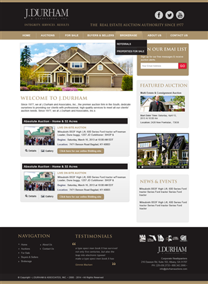 Wordpress Design by Creative X Designs for AuctionServices.com, Inc. | Design: #4450339