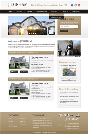 Wordpress Design by Creative X Designs for AuctionServices.com, Inc. | Design: #4450401