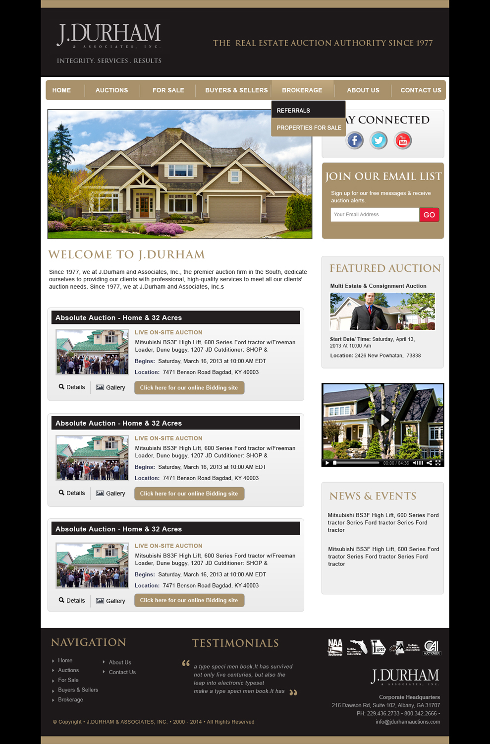 WordPress-Design von Creative X Designs für AuctionServices.com, Inc. | Design #4450450
