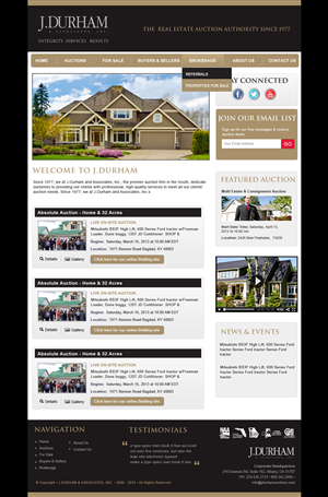 Wordpress Design by Creative X Designs for AuctionServices.com, Inc. | Design: #4450450