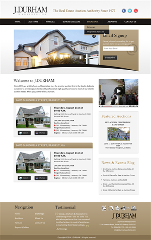 Wordpress Design by Creative X Designs for AuctionServices.com, Inc. | Design: #4450652