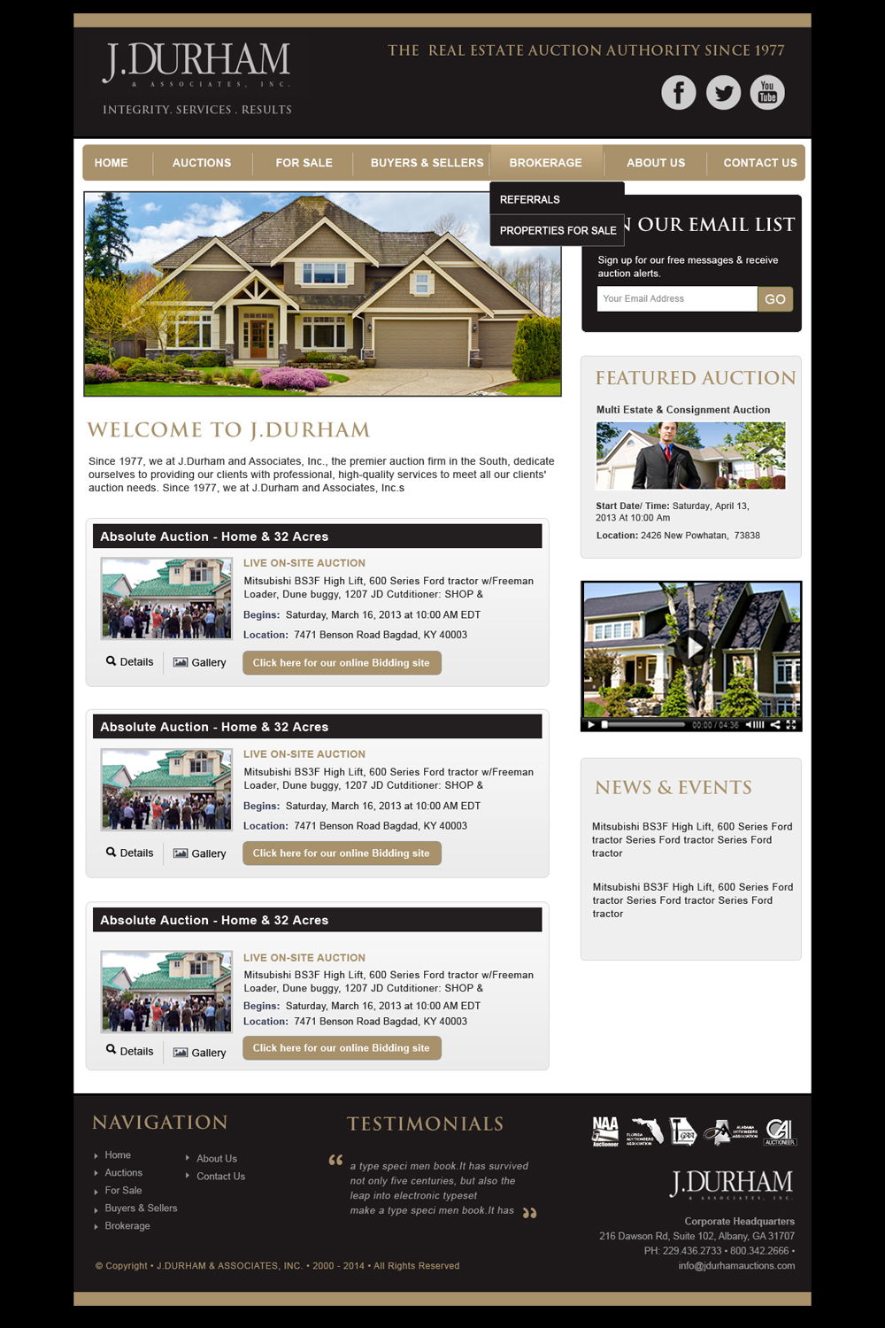 Diseño Wordpress por Creative X Designs para AuctionServices.com, Inc. | Diseño #4450660