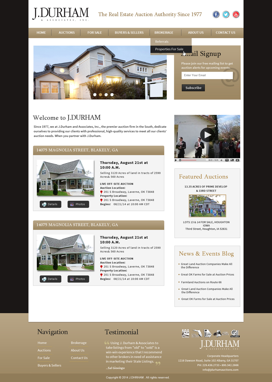 Wordpress Design by Creative X Designs for AuctionServices.com, Inc. | Design #4450713