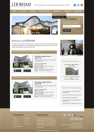 Wordpress Design by Creative X Designs for AuctionServices.com, Inc. | Design: #4450713