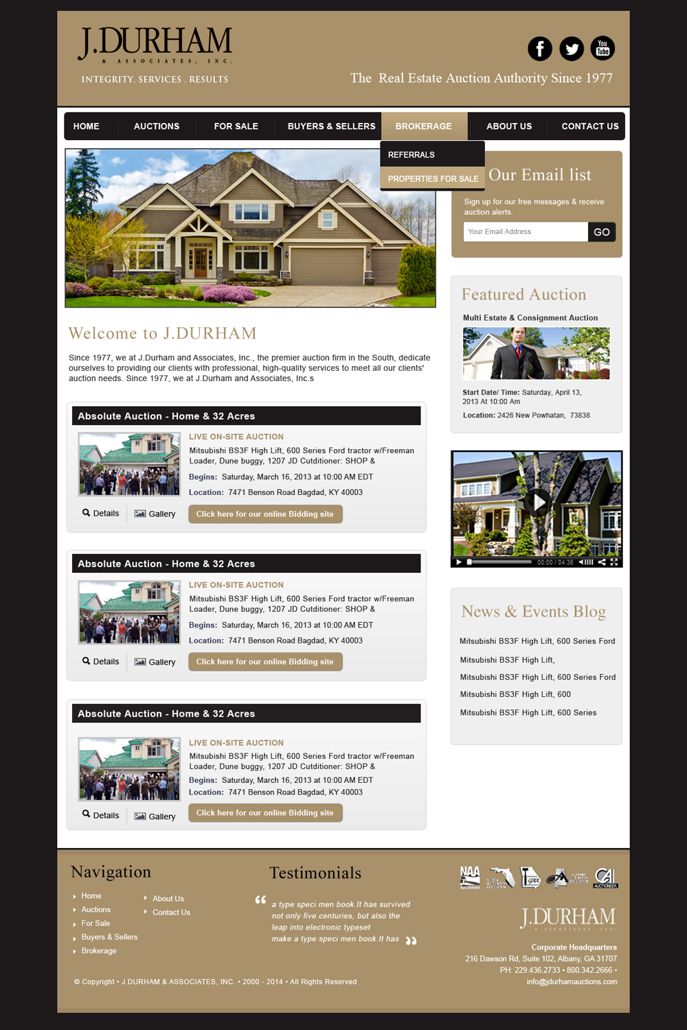 WordPress-Design von Creative X Designs für AuctionServices.com, Inc. | Design #4451115