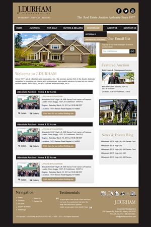 Wordpress Design by Creative X Designs for AuctionServices.com, Inc. | Design: #4451115