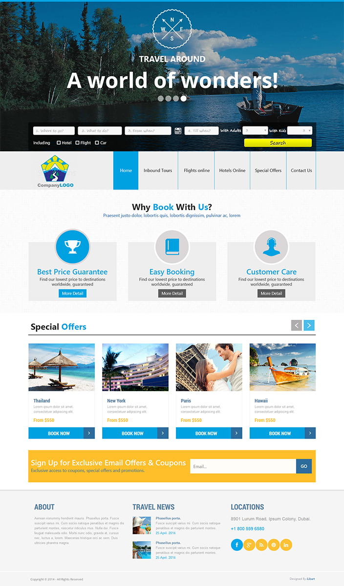 Web Design by iLibart for flagstone search marketing, llc | Design #4320274