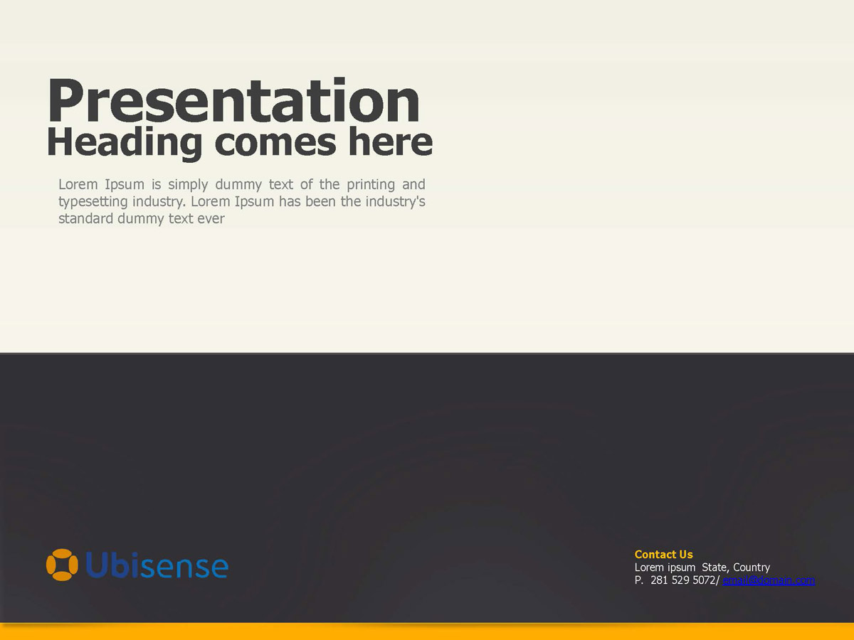 PowerPoint Design by Projeto de Casa for Ubisense | Design #1369548