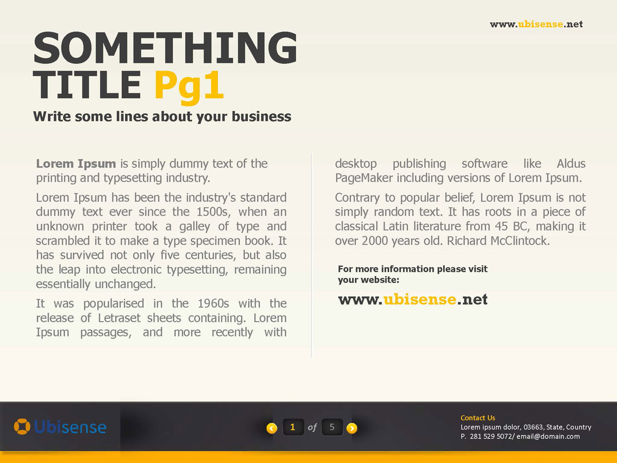 PowerPoint Design by Projeto de Casa for Ubisense | Design #1369549