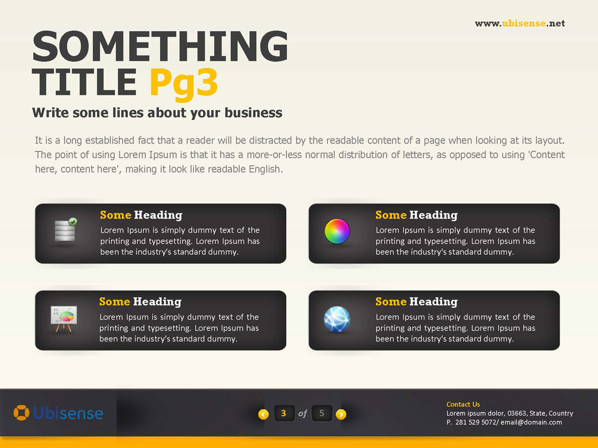 PowerPoint Design by Projeto de Casa for Ubisense | Design #1369554