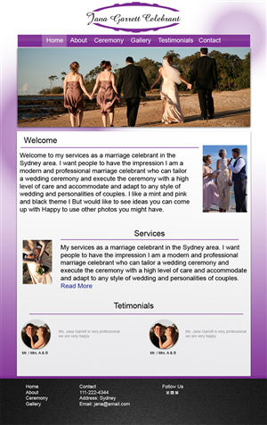 Diseño Web por Tokaa para este proyecto | Diseño: #4370496