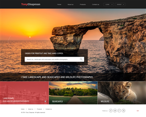 Web-Design von pb für Tony Chapman Photographer | Design: #4324355