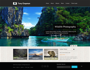Web-Design von pb für Tony Chapman Photographer | Design: #4324358