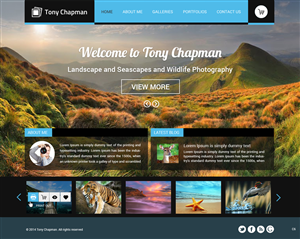 Web-Design von pb für Tony Chapman Photographer | Design: #4324366