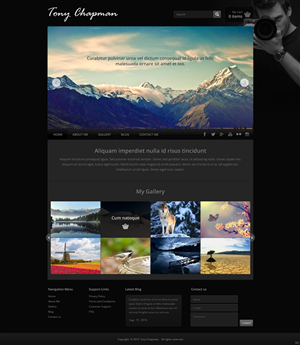 Web-Design von pb für Tony Chapman Photographer | Design: #4324369