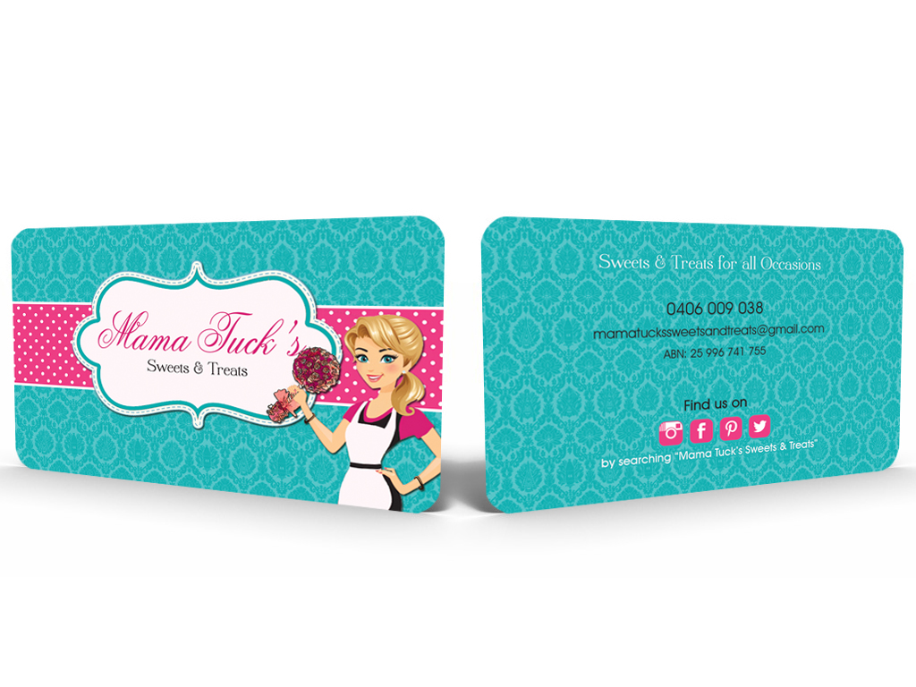 Design de Carte de Visite par Hardcore Design pour Mama Tuck''s Sweets & Treats | Design #4326026