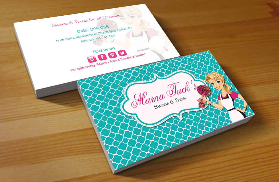 Design de Carte de Visite par Hardcore Design pour Mama Tuck''s Sweets & Treats | Design #4327248