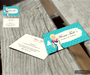 Business Card Design by a7mddz for Mama Tuck''s Sweets & Treats | Design: #4324261