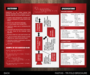 A4 Tri-fold brochure for FastVis FPGA Camera | Broschüren-Design von CG PRITAM