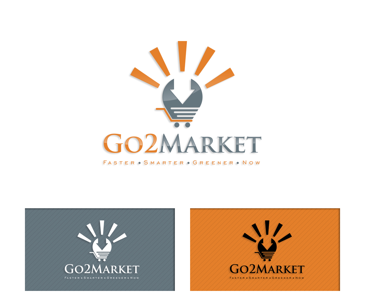 Logo Design by damian for Go2Market | Design #4321366