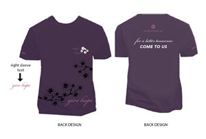 T-shirt Design by NG KIA HUI for Sarah''s Home | Design: #4368774